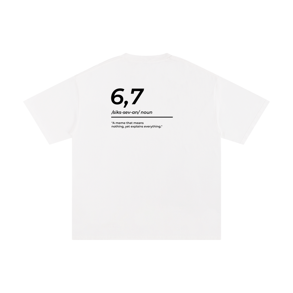 6,7 Definition White T